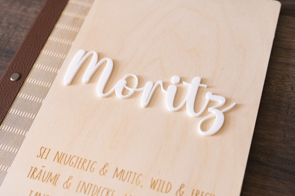 Zeugnismappe mit Personalisierung